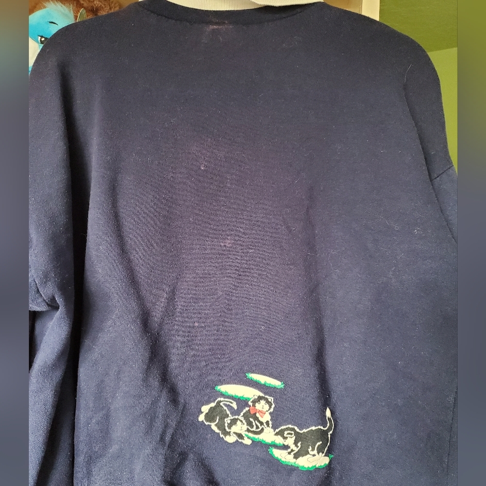 SPUMONI VINTAGE CAT SWEATSHIRT - Picture 5 of 6
